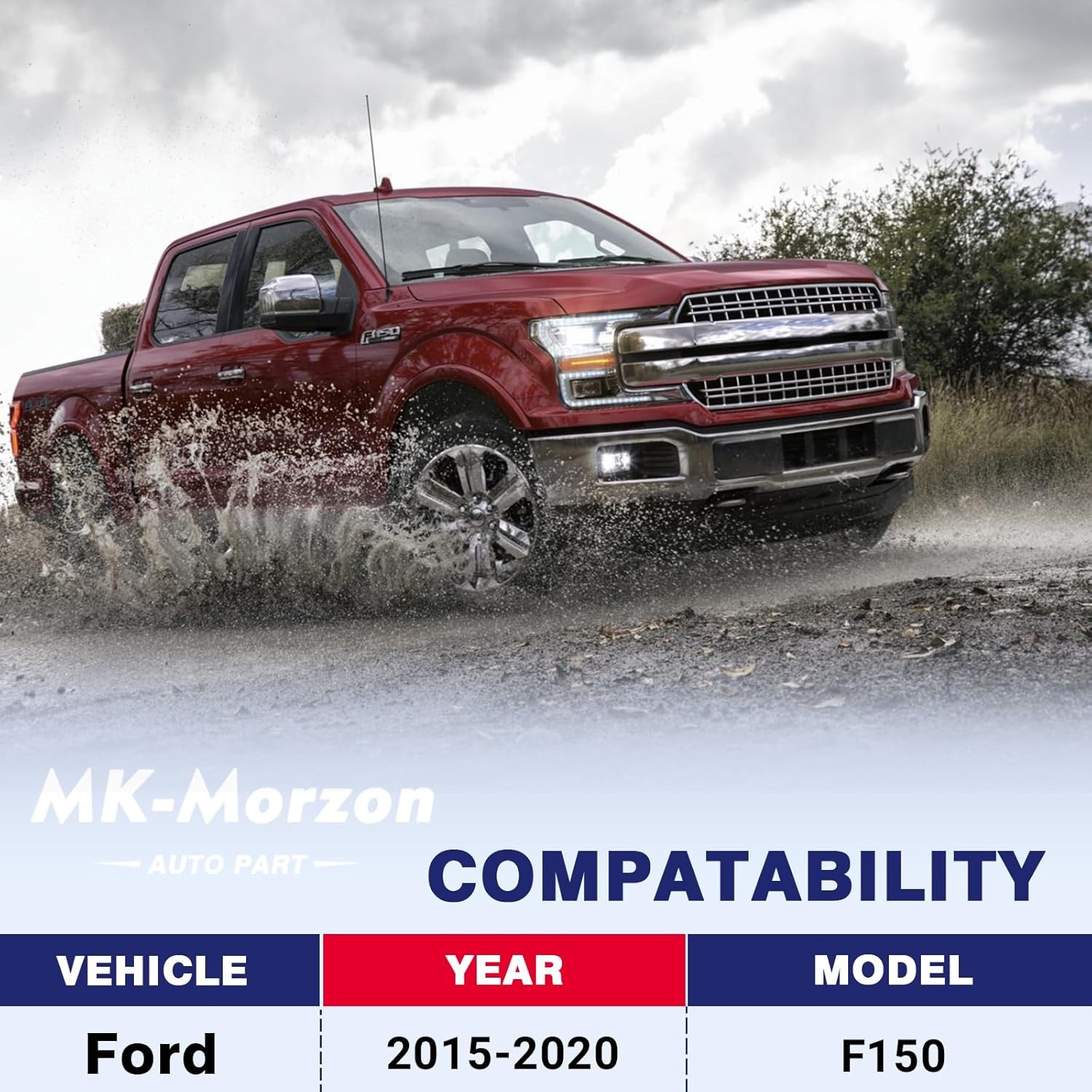 Front Hood Latch Lock Compatible with 2015-2020 Ford F150 Replaces# FL3Z-16700-B