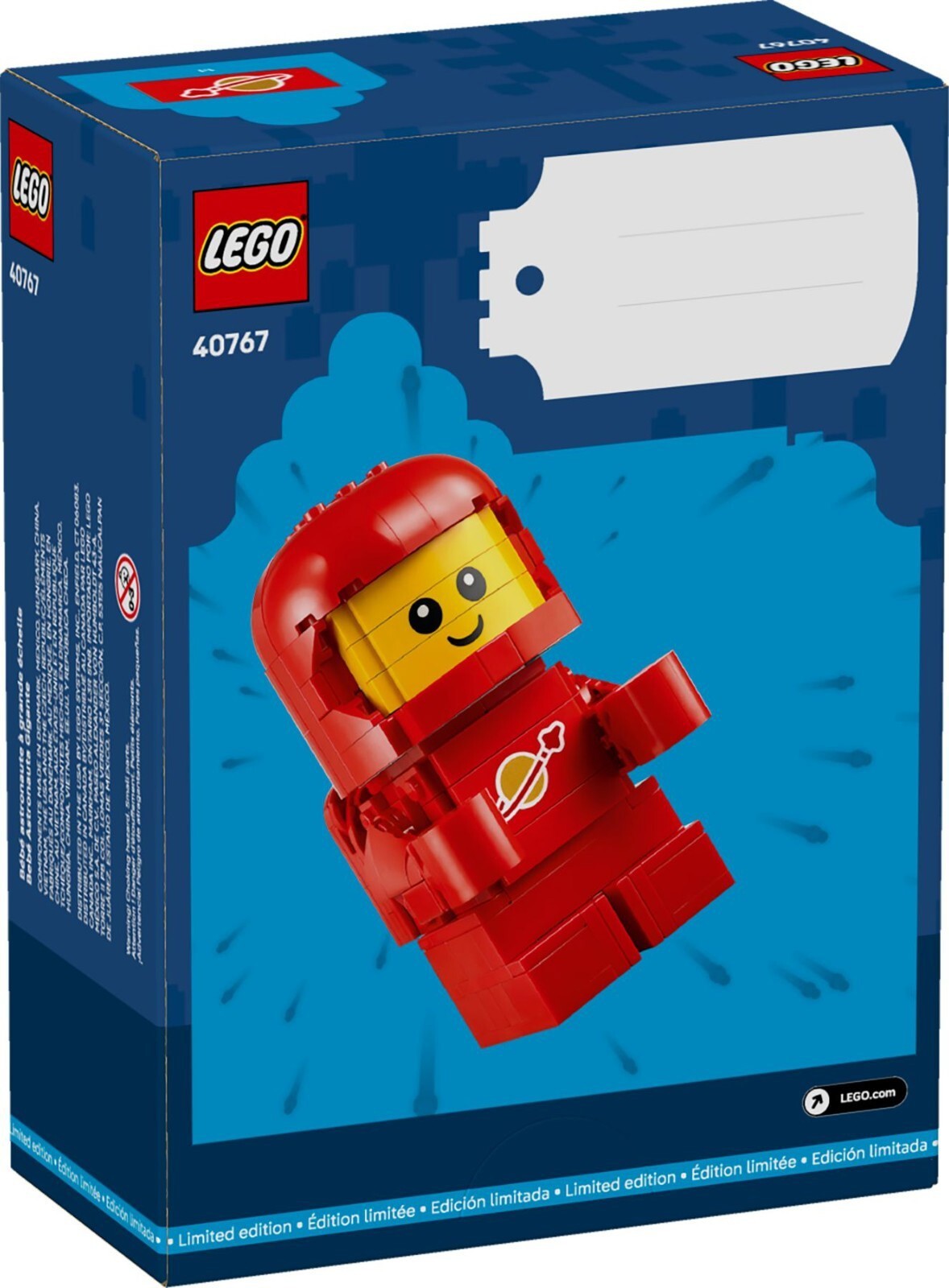 Lego 40767 Up-Scaled Baby Astronaut NEW & SEALED (GWP/LIMITED)(SEALED)Free Ship