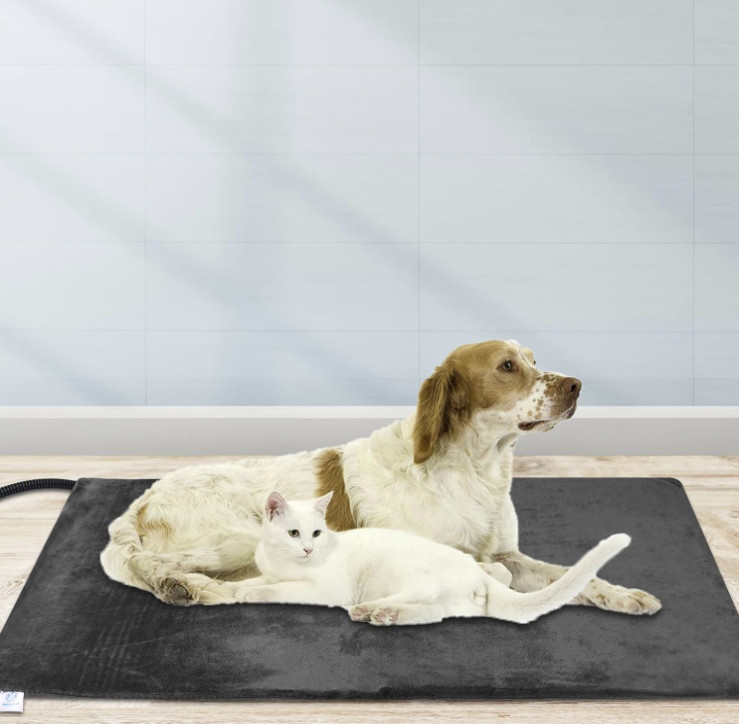 Large Pet Heating Pad Electric Blanket Waterproof Mat Warmer Washable Dog Cats