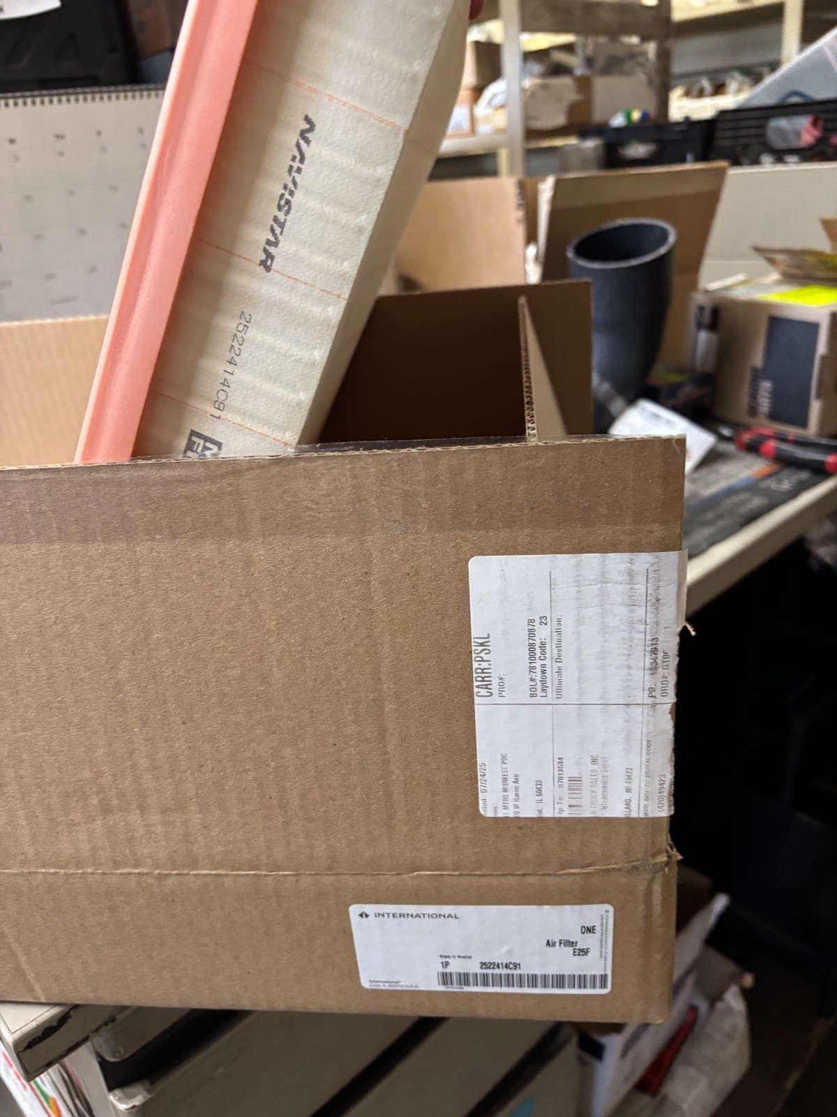 NEW OEM NAVISTAR PDC INTERNATIONAL FILTER ELEMENT 2522414C91