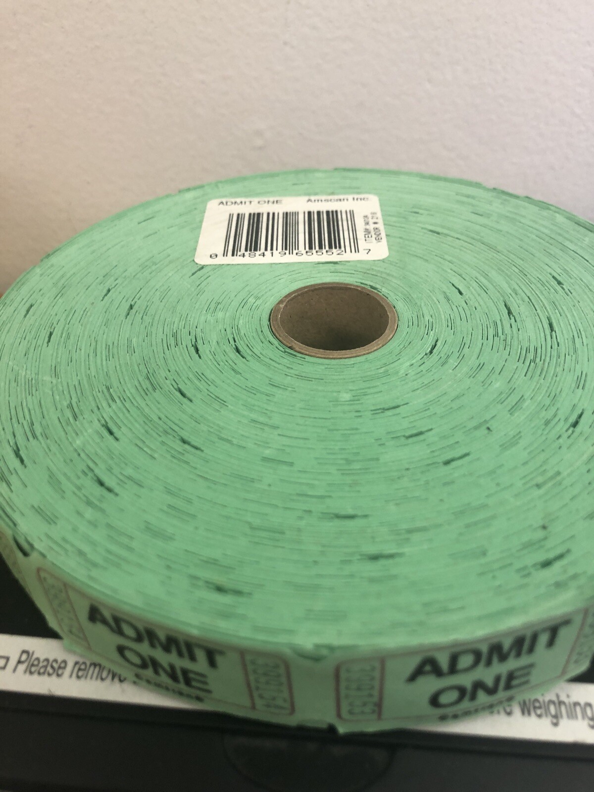 AMSCAN INC ADMIT ONE 2000 COUNT ROLL EVENT PARTY RAFFLE FAIR TICKETS