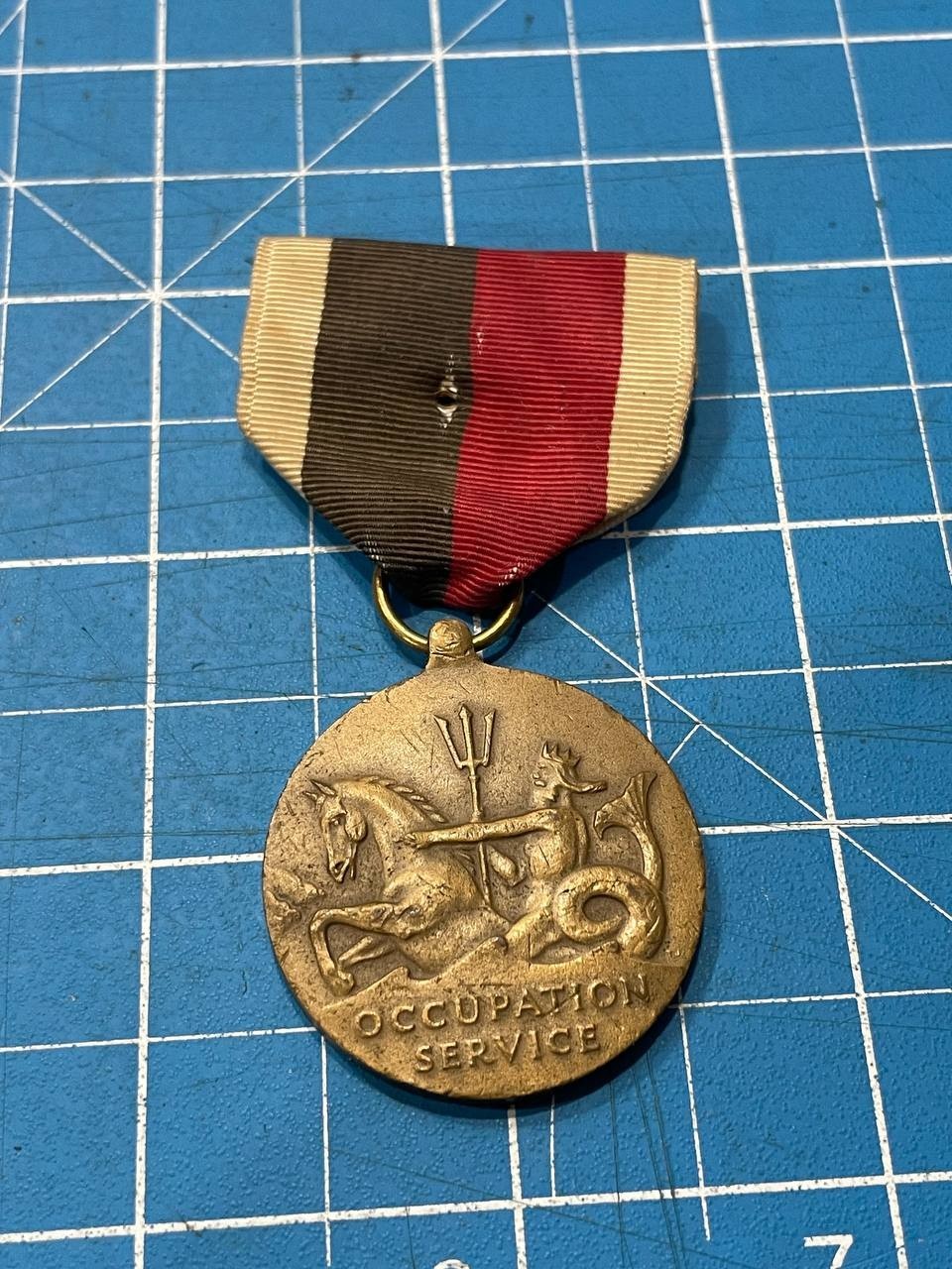 Original WWII US Navy Occupation Service Medal