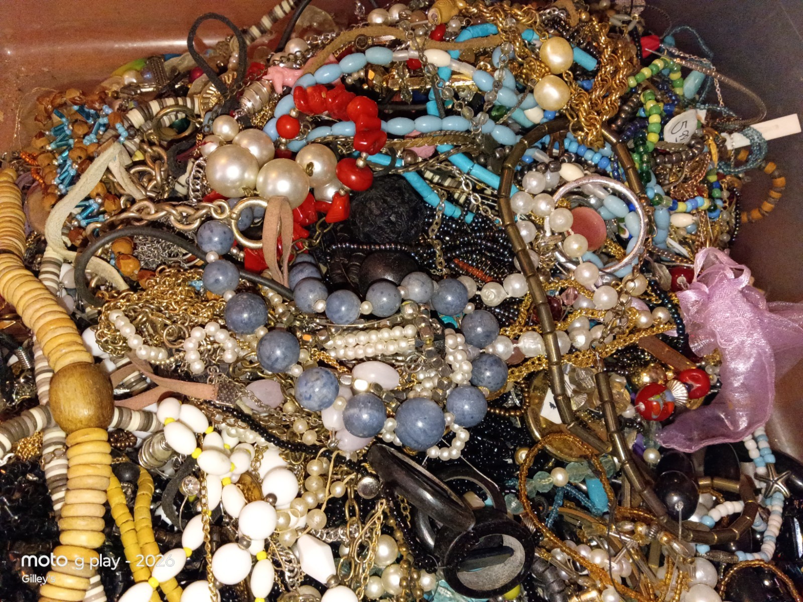 1 Lb POUND Lot Bag Mixed Jewelry Vintage Now Fashion SELL WEAR CRAFT GIFT REPAIR