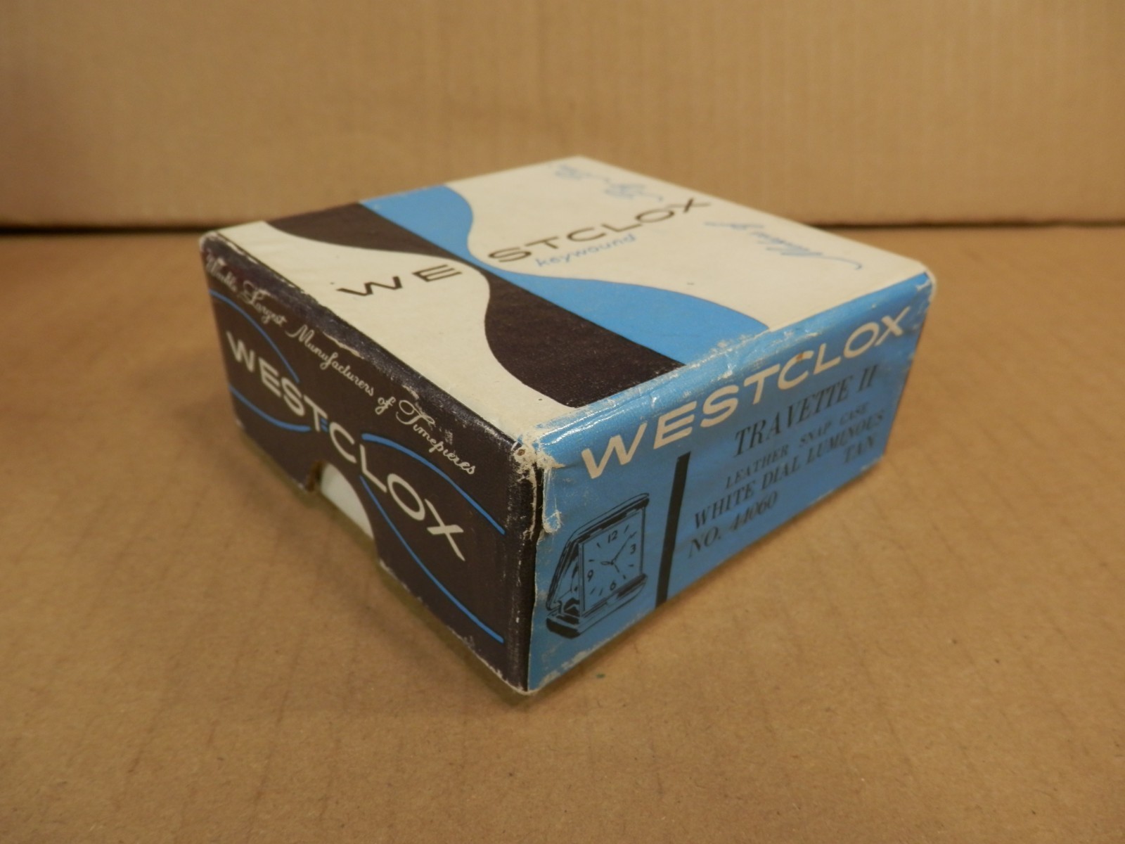 Vintage YAKITY-YAK TALKING CHATTERING TEETH Toy In Westclox Travette II Box