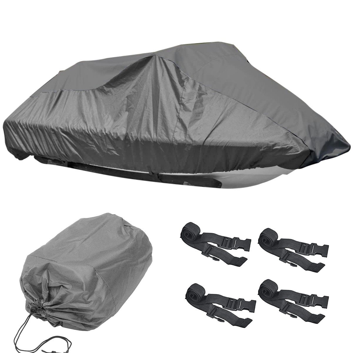 4-Color Trailerable Boat Cover Waterproof Marine Grade For V-Hull Runabout