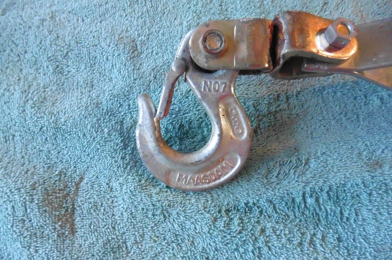 Maasdam Pow'R Pull Web Strap Puller Steel 2 Ton Cap. 144SB-6 Come-along