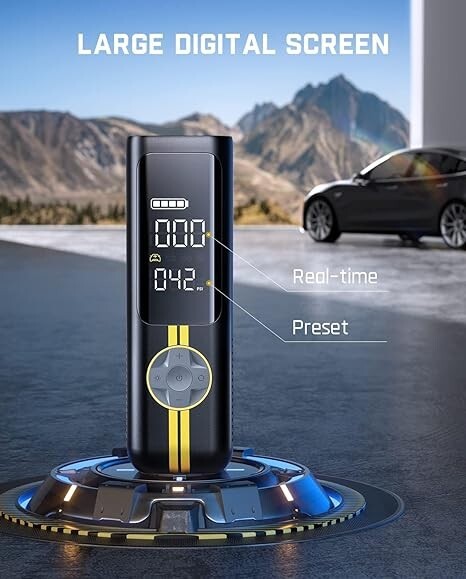 Fanttik X8 APEX EV Tire Inflator Portable Air Pump, 2X Faster Inflation, 150PSI