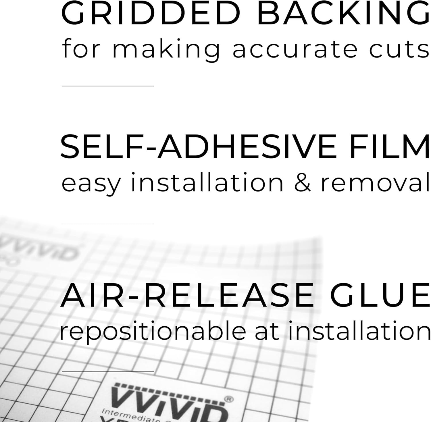 Black Perforated One-Way Vision Vinyl Automotive Window Wrap Roll (1.5ft x 4ft)