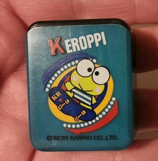 Vintage Keroppi 1996 Sanrio Pencil Sharpener Rare