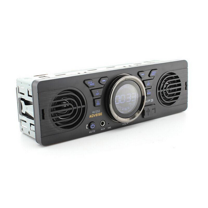 AV252B 12V Car Cadio Stereo Bluetooth MP3/ WMA Single 1 Din USB TF FM