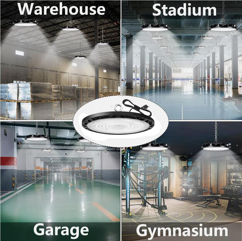 20 Pack Led UFO High Bay Light 100W Warehouse Factory Commercial Industrial Shop