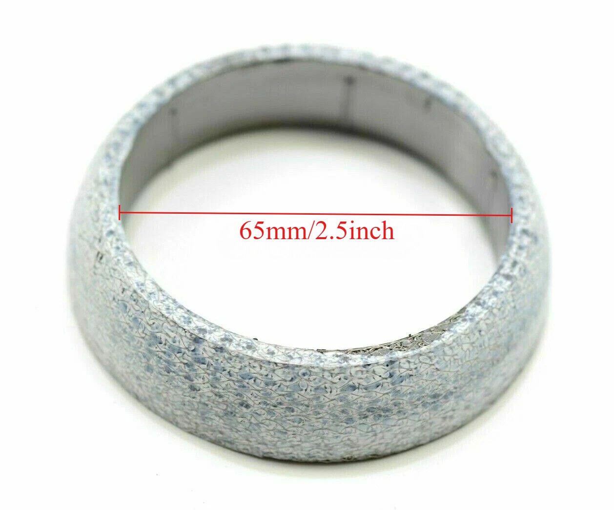 Car 2.5" Inner Graphite Exhaust Muffler Flange Donut Style Gasket Seal Ring