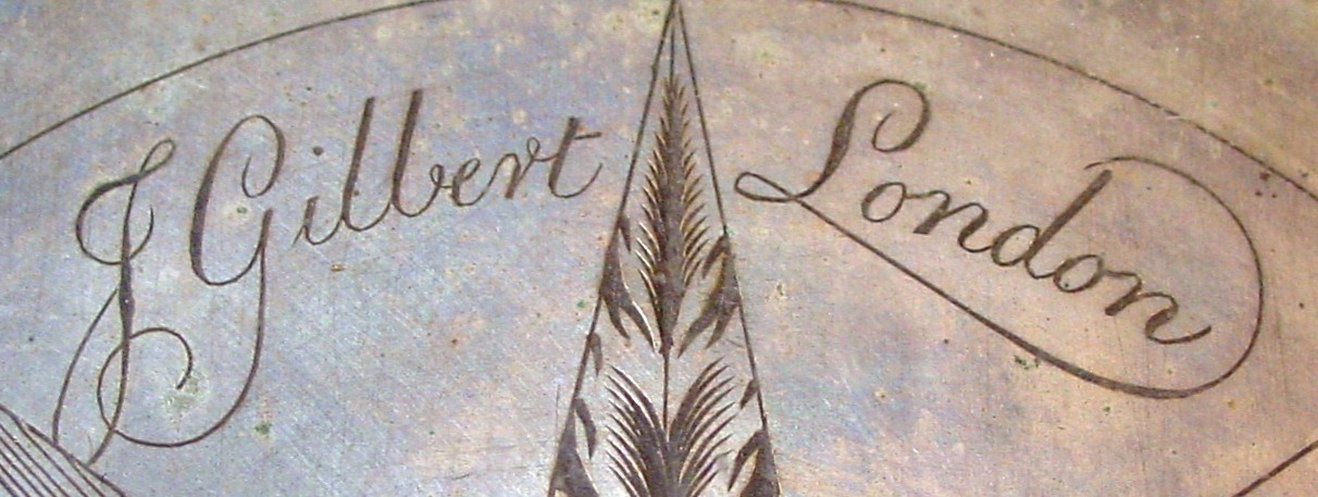 1740 John Gilbert Plain Compass + Original Box - Rare 18th Century Compass