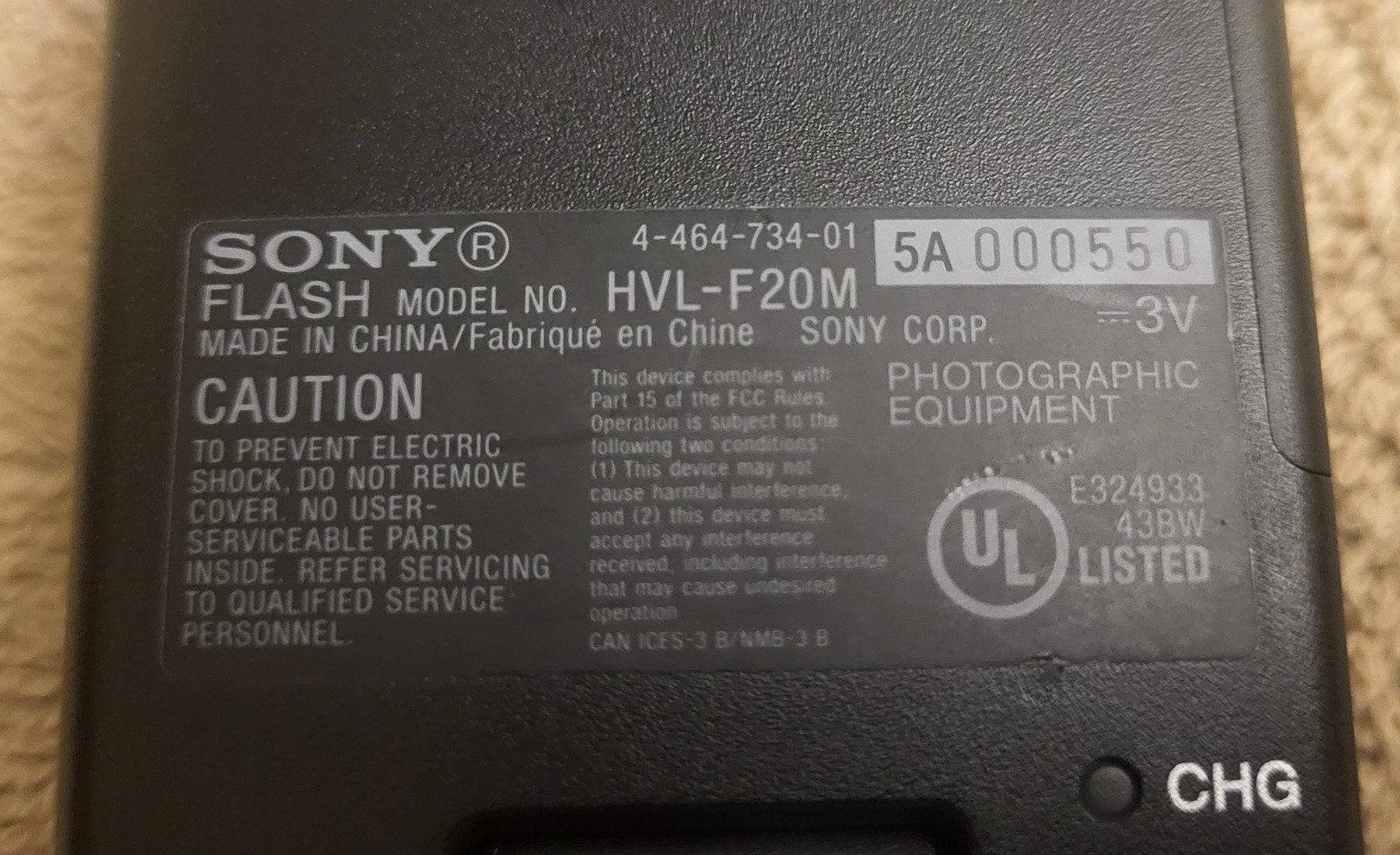 Sony External Flash HVL-F20M