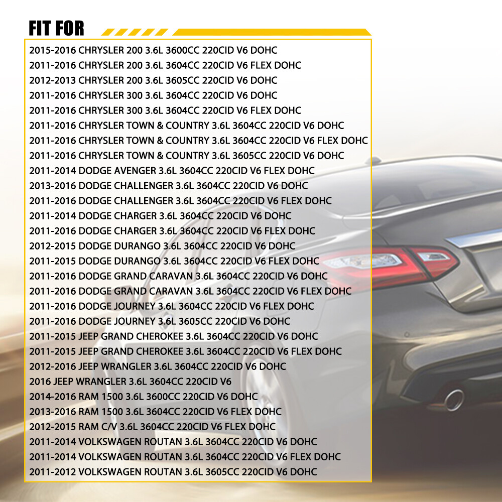 Valve Cover Gasket Set For 2011-2016 Chrysler Dodge Jeep Ram Volkswagen 3.6LEAH