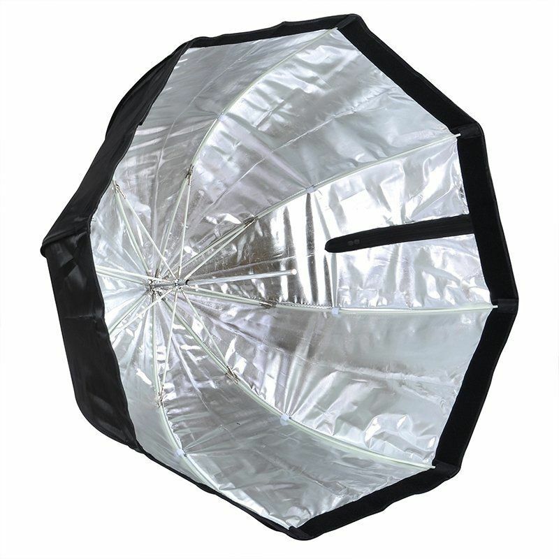 US Godox 80/120cm Umbrella Softbox+S-Type Bracket Stand For Rectangle Flash Head