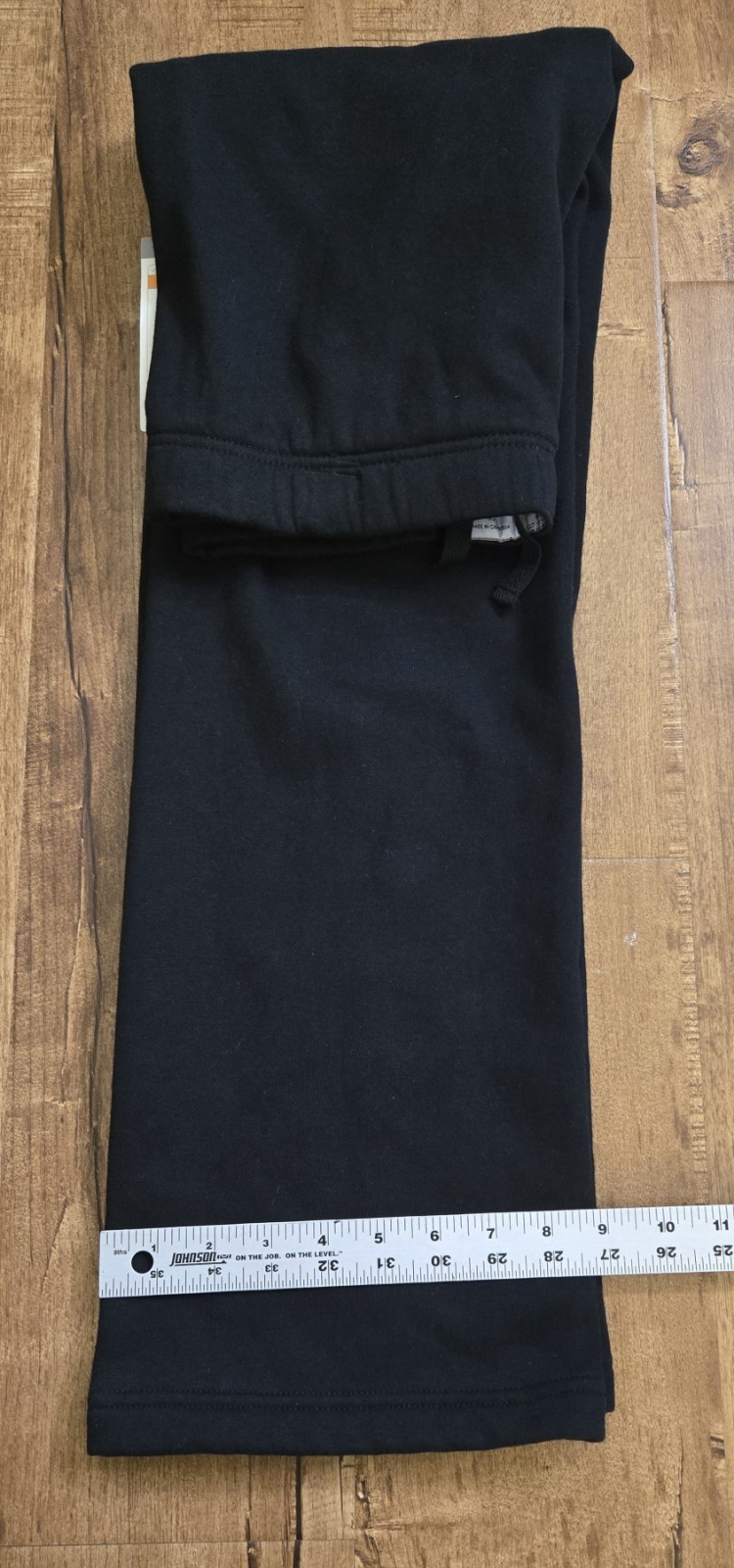 NWT C9 Champion Semi Fitted Sweatpants Women XS Black Low Rise Fleece Straight