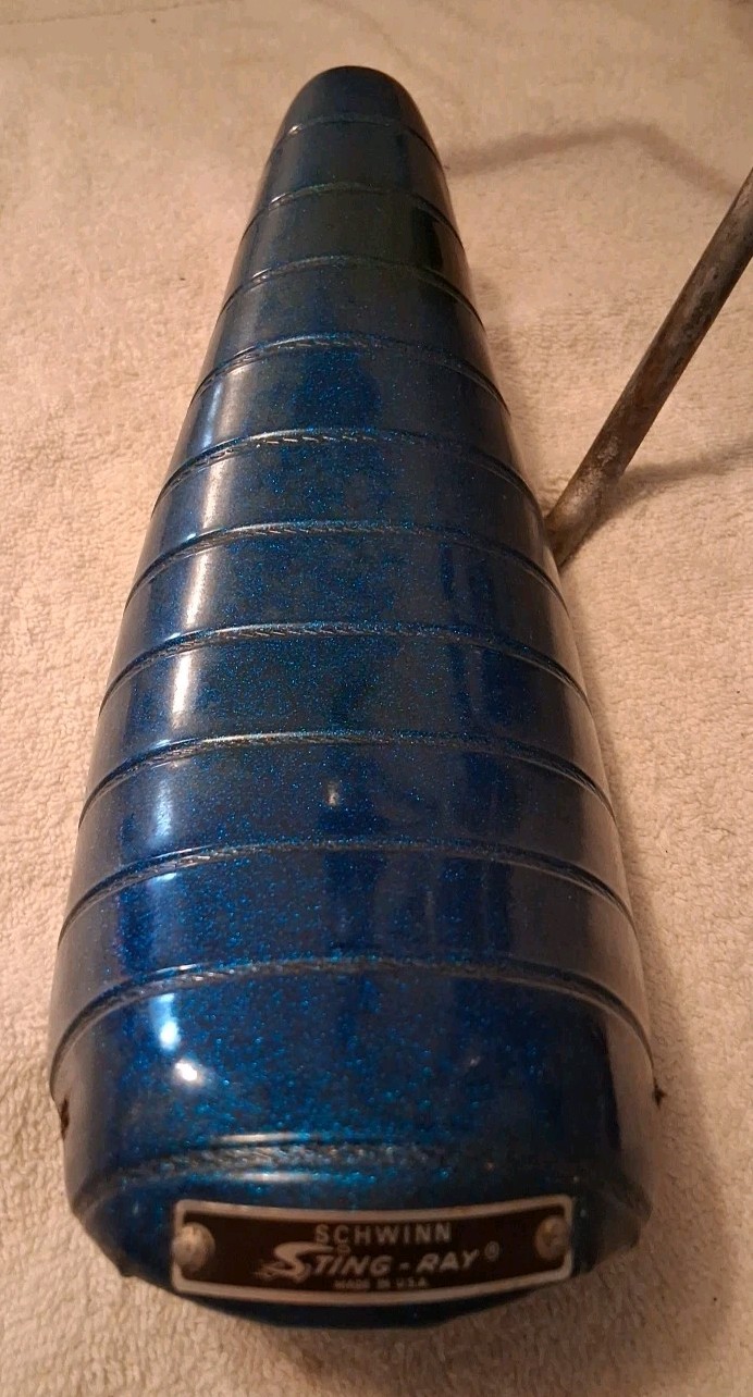 Vintage Schwinn Stingray Pixie 16" Wheel Bike & Blue Sparkle Replacement Seat