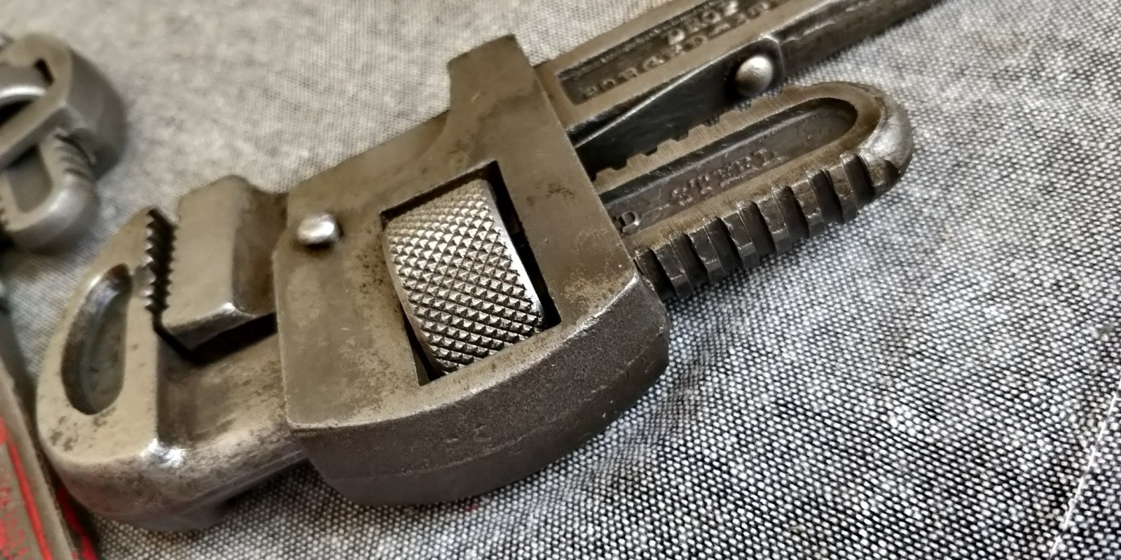 3 vintage German Made Pipe Wrenches