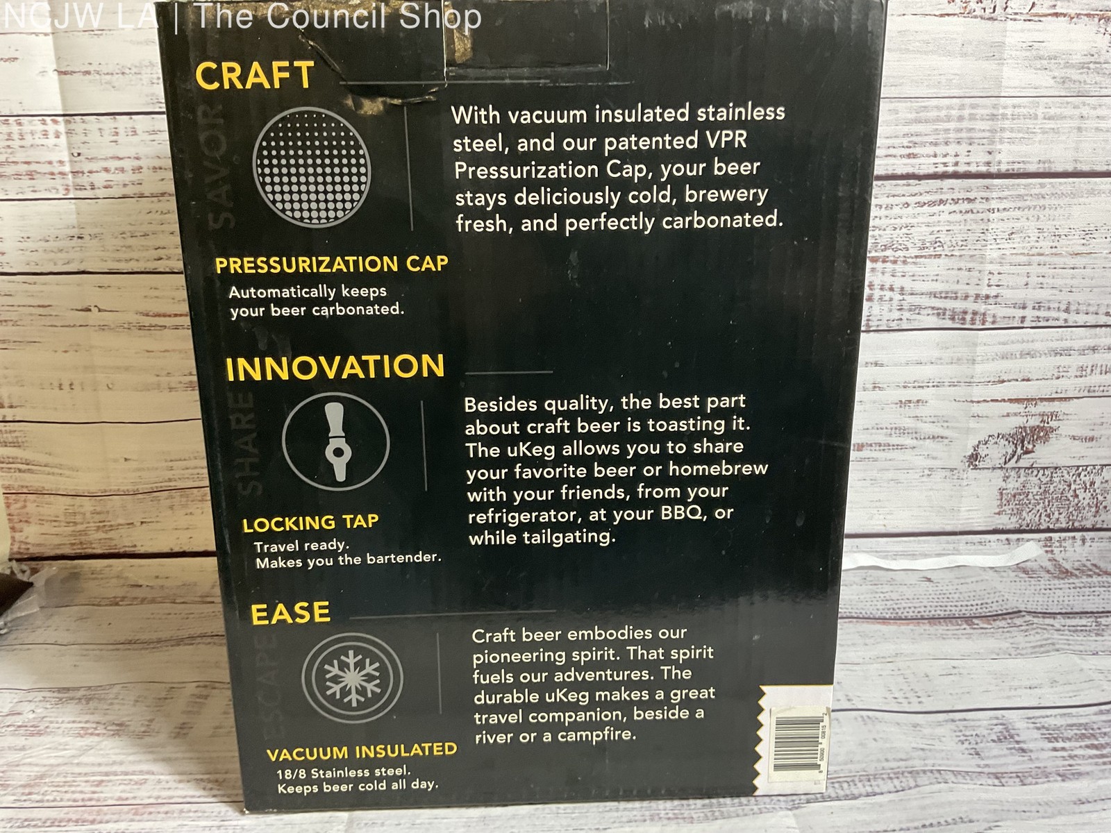 GROWLER WERKS Matte Black uKeg Pressurized Growler 128oz