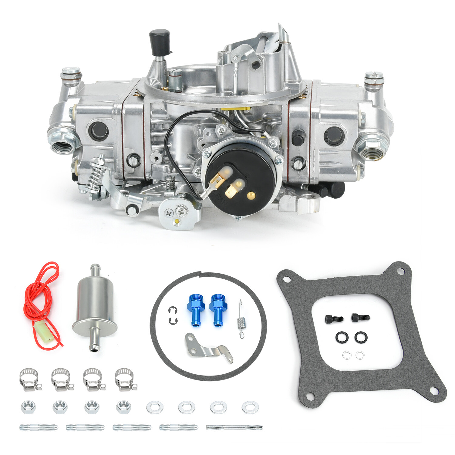 Carburetor For 4150 Holley Brawler 4 Barrel 650 CFM Double-Pumper Electric Choke