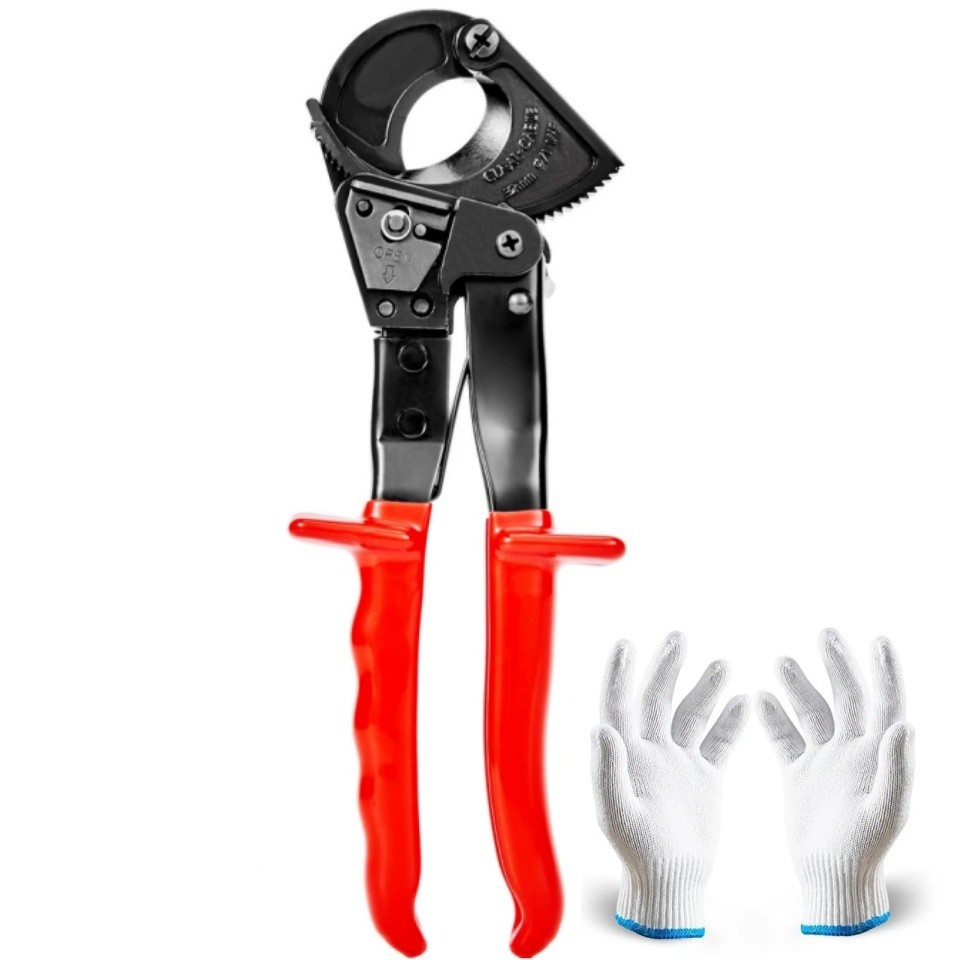 Ratchet Cable Wire Cutter Heavy Duty for Copper Aluminum Cables 240Mm²