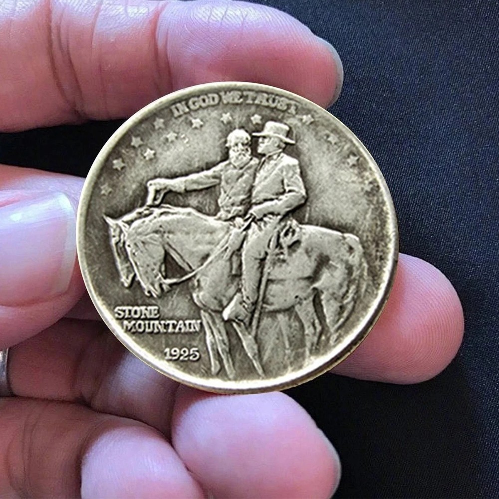 4PCS 1925 Stone Mountain Silver Half Dollar Classic Commemorative Coin