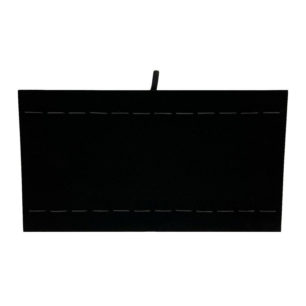 14-1/8 x 7-5/8,Black Velvet Bracelet Watch Display Liner Tray Insert Pad 12-Slot