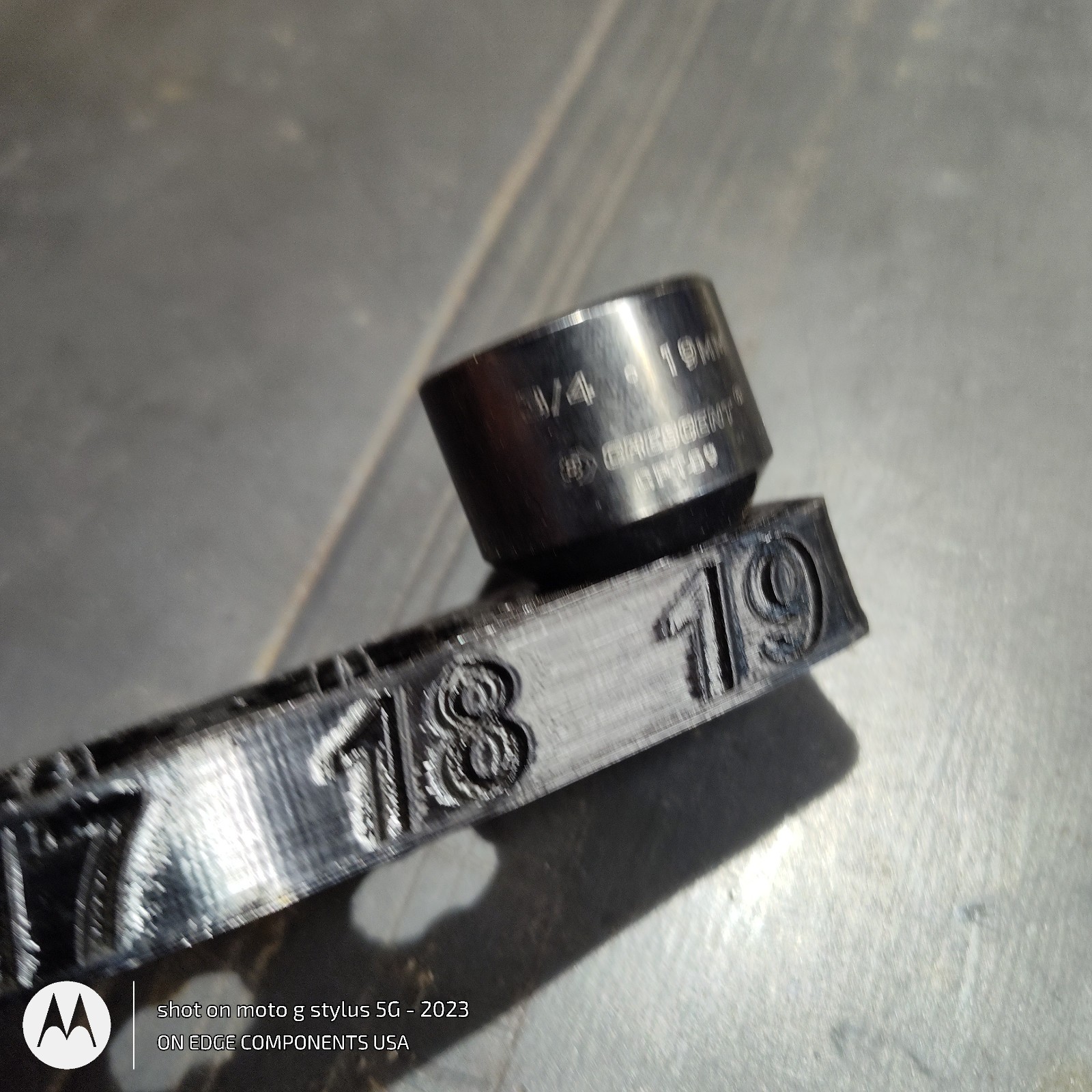 Socket Holder Carrier Crescent X6 3/8 in. Drive Pass-Thru Adjustable Wrench Set