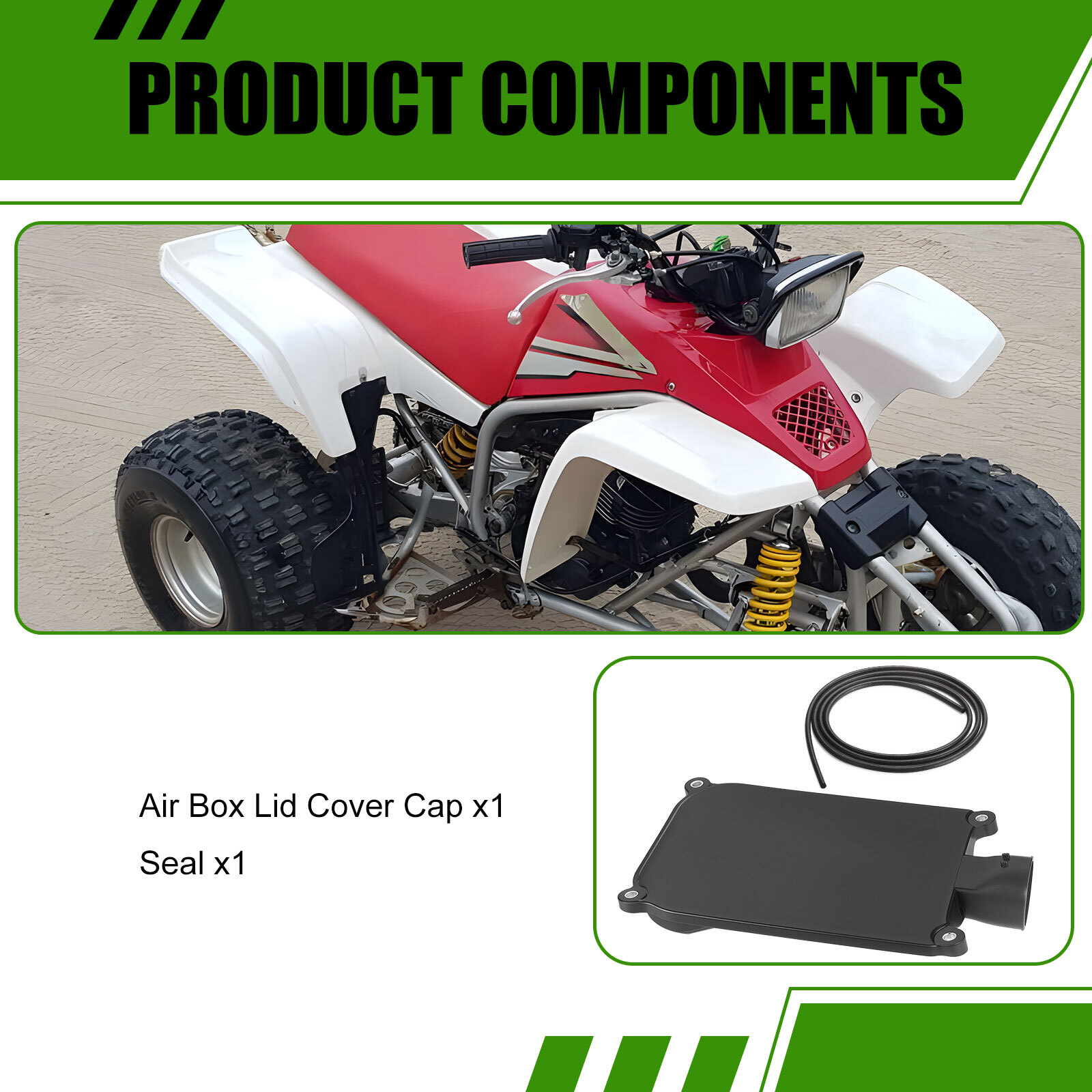 2XJ-14412-01-00 FOR YAMAHA BLASTER 200 AIR FILTER BOX LID, CAP, TOP , 1988-2006