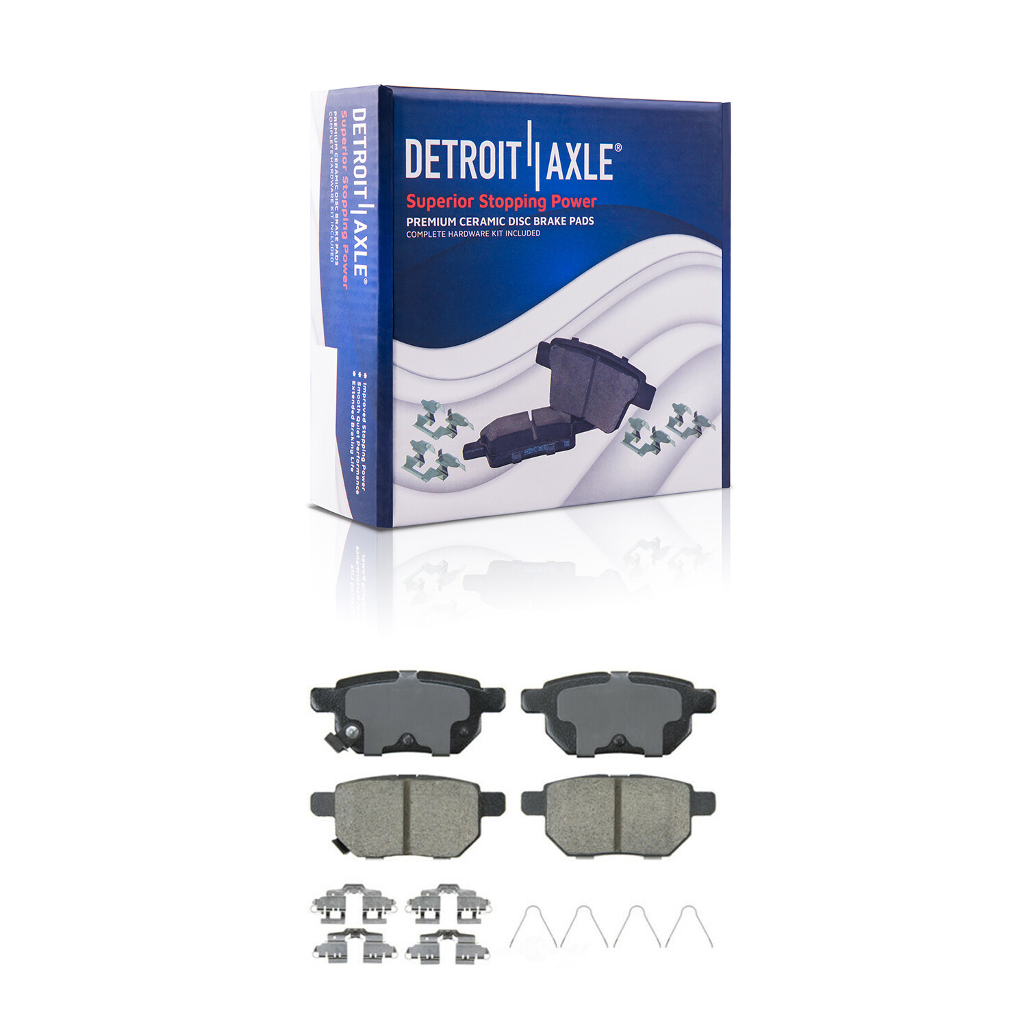 Rear Rotors Ceramic Brake Pads Kit for Toyota Prius Corolla Matrix CT200h Vibe