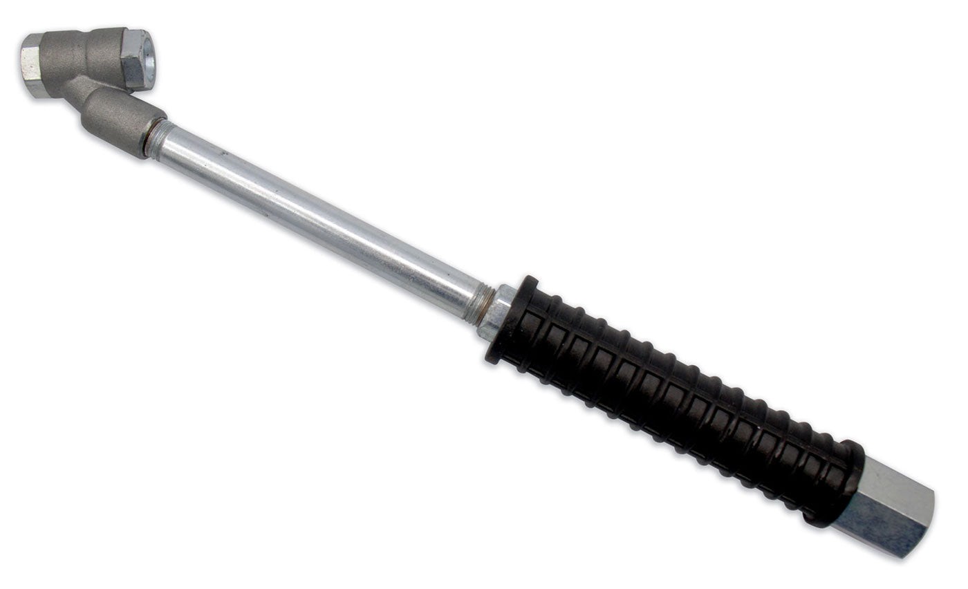 LockNFlate Angled Dual Wheel Air Chuck - 9.5 in.