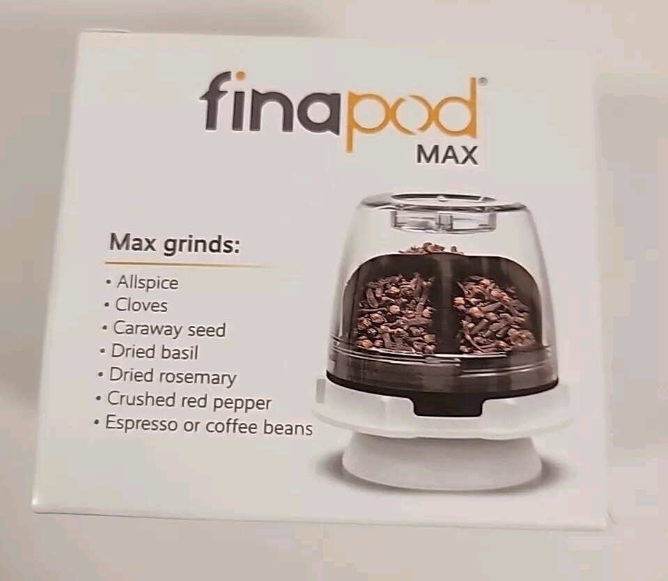 HTF Finamill MAX Grinds Finapod Spice Grinder New In BOX Adjustable