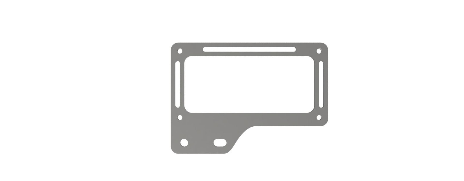 License Plate Mount/Bracket – Fits Yamaha YFZ450R, Raptor, Honda TRX450