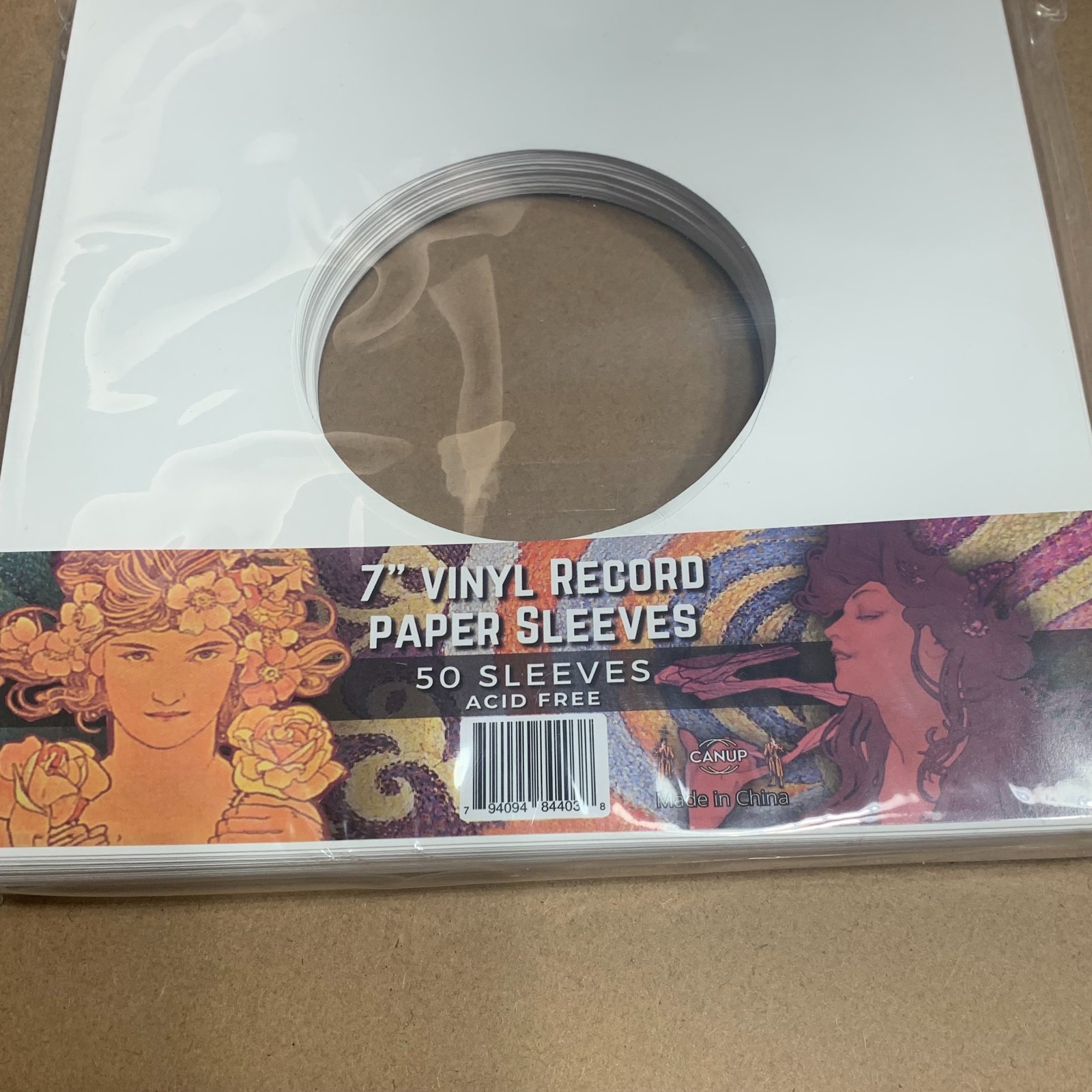 50 7" Record Inner Sleeves White ARCHIVAL Paper ACID FREE 45rpm Buy 3 Get 1 Free