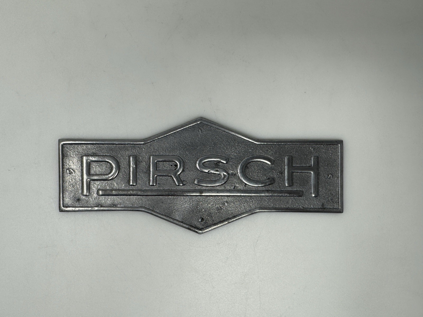 PIRSCH Fire Truck Emblem Nameplate Logo Badge Sign Firetruck Metal Cast Aluminum