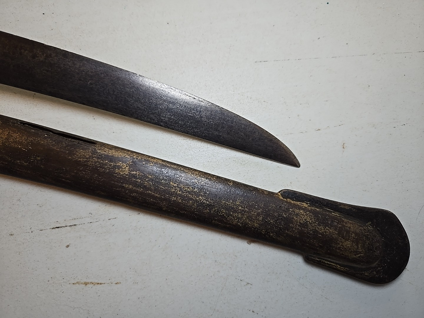 Mansfield & Lamb Civil War Model 1860 Cavalry Sword w/Scabbard - 1863