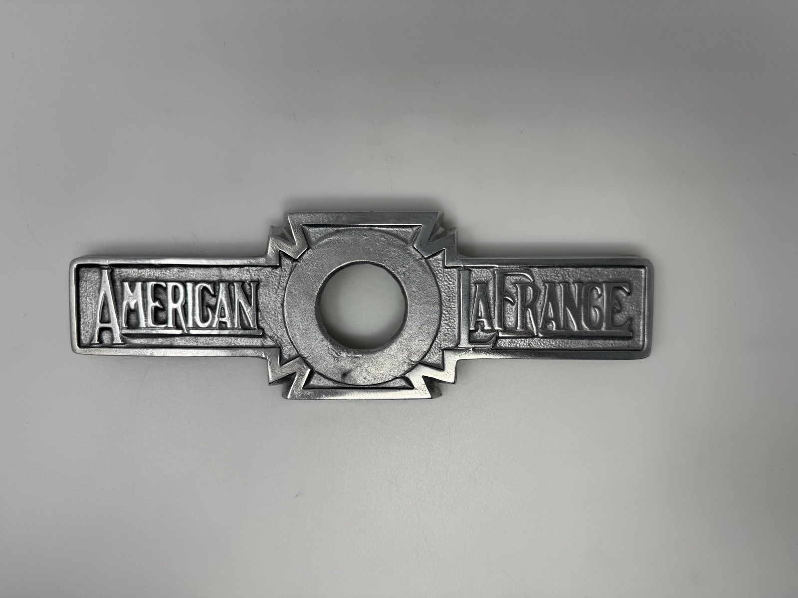 American LaFrance GMC Cosmopolitan Fire Engine Truck Radiator Emblem 1927-31