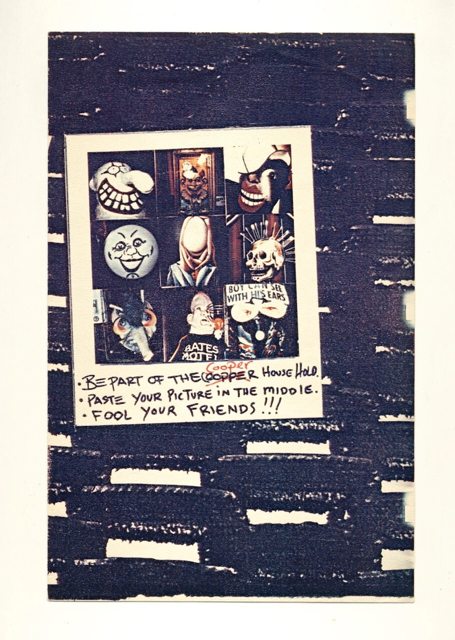 1980 ALICE COOPER CHRISTMAS CARD Signed BRIAN "RENFIELD" NELSON w/ POSTMARK