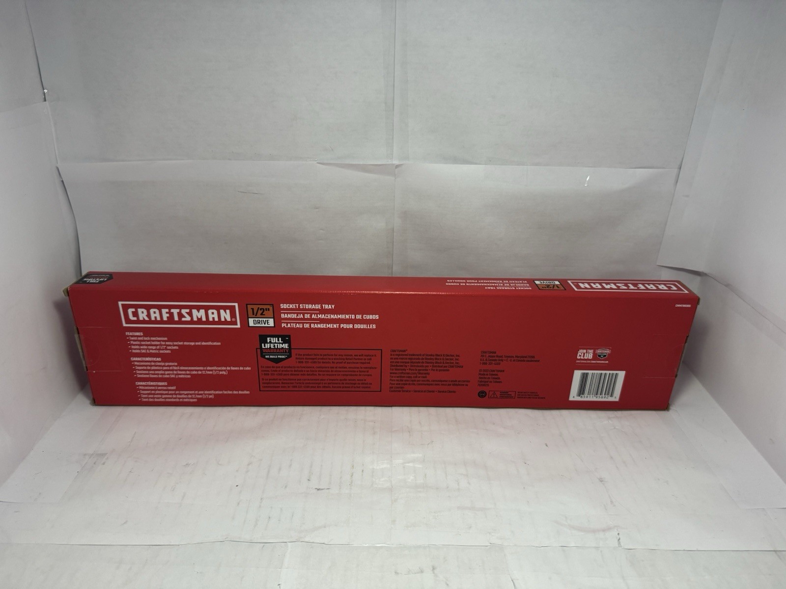 Craftsman 1/2” Drive Socket Storage Tray Organizer Rack SAE & Metric NEW