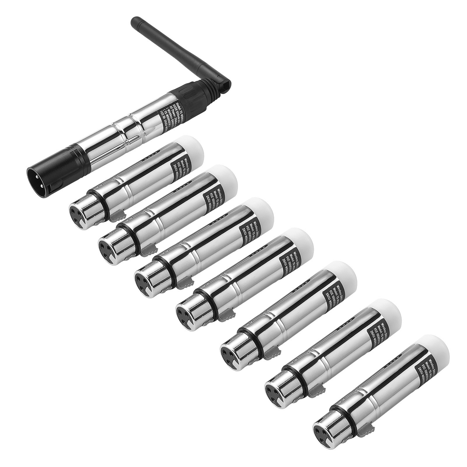 DMX Wireless Receiver Transmitter Controller for LED Stage Light 8 PCs