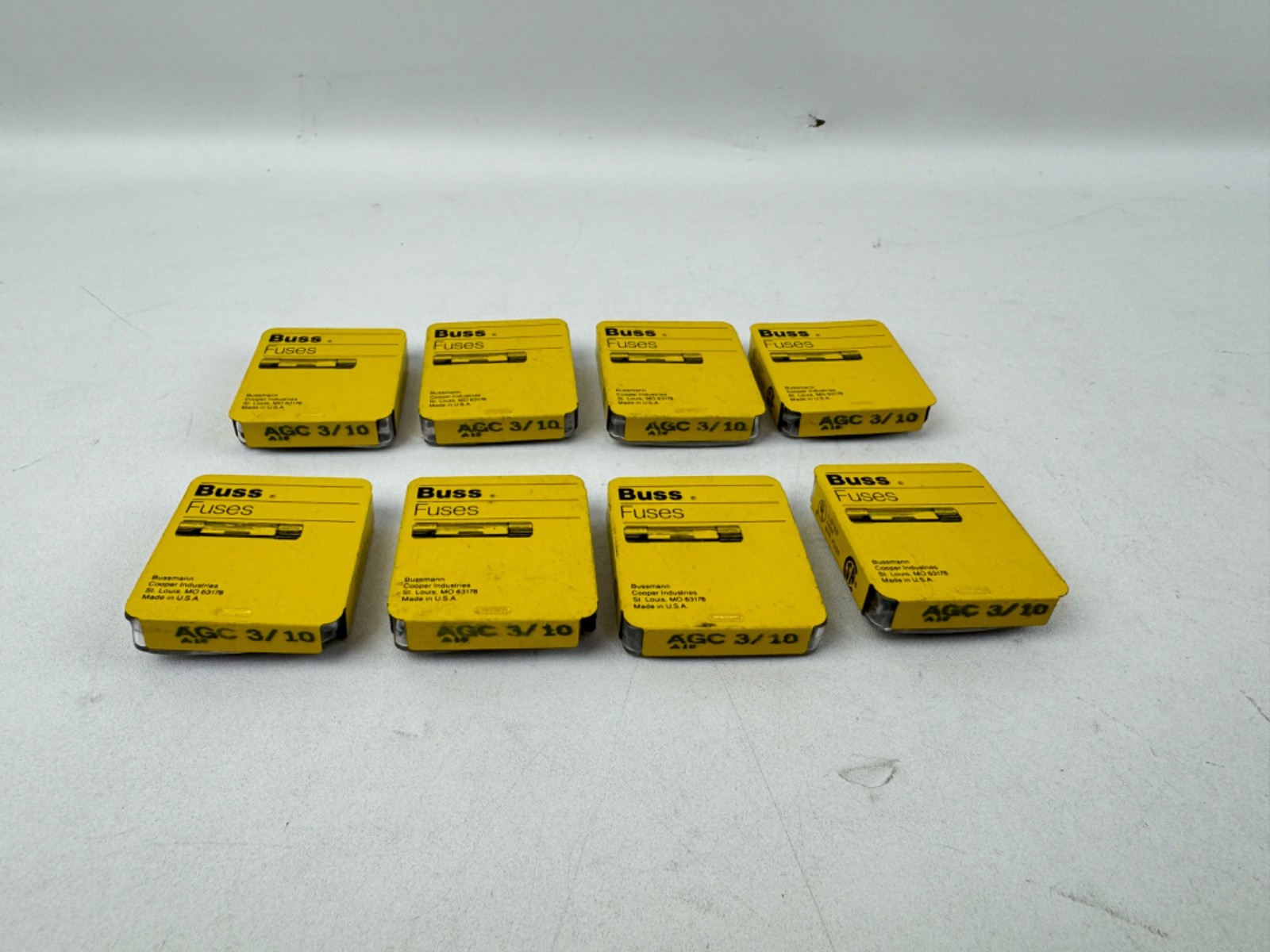 Bussmann AGC 3/10 300 mA, 250 VAC QTY: 40