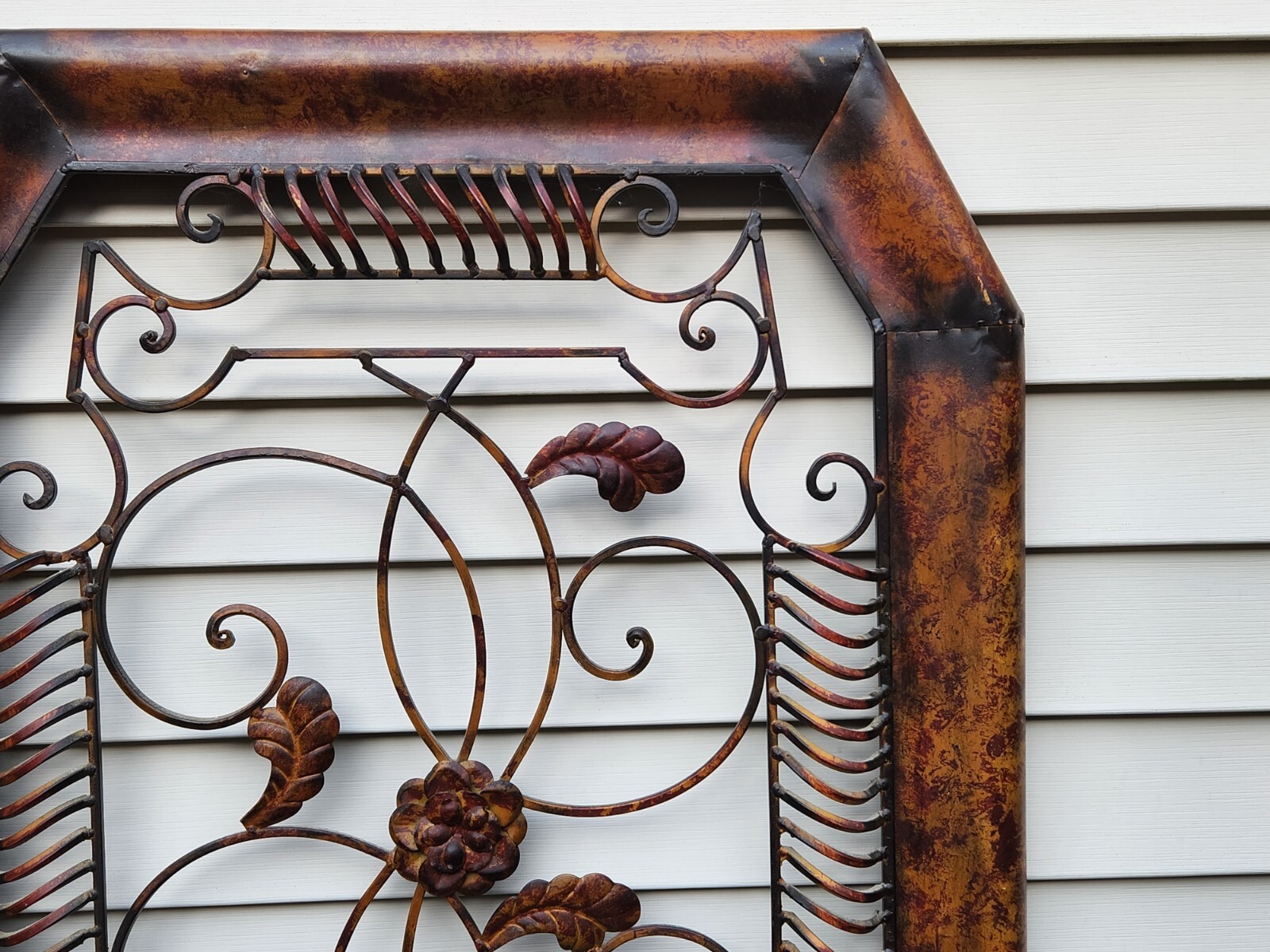 Metal Wall Art Sculpture 27" x 36" Large Distressed 12 - 14 LBS Heavy