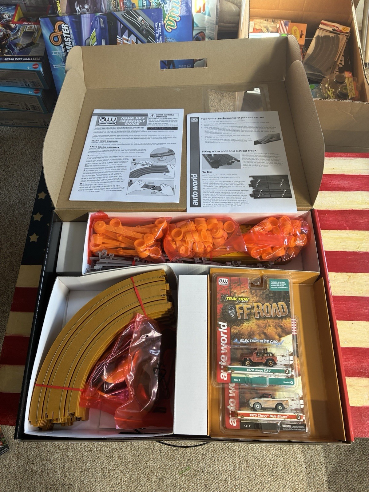 Auto World Rat Fink Racing Slot Race Set Scale 1:64*** NOTE CHECK DESCRIPTION***