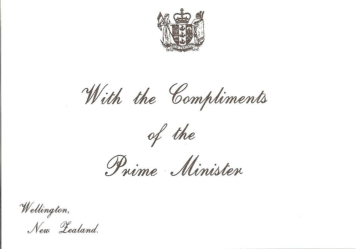 James Bolger, Prime Minister of New Zealand Signed 4" x 6" Color Photo w/ COA