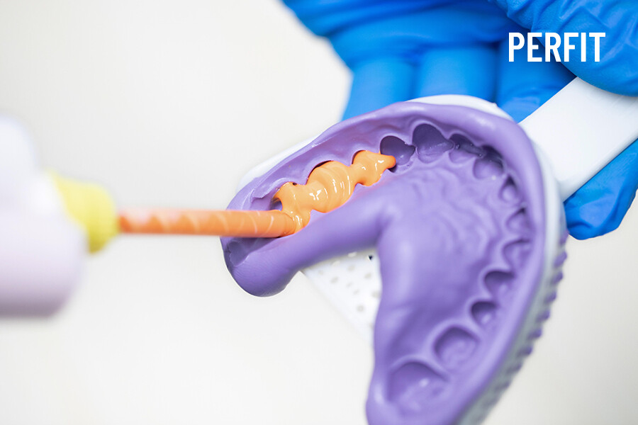 PERFIT Dental Putty Normal/Fast Set PVS VPS Impression Material Base 2 x 400g