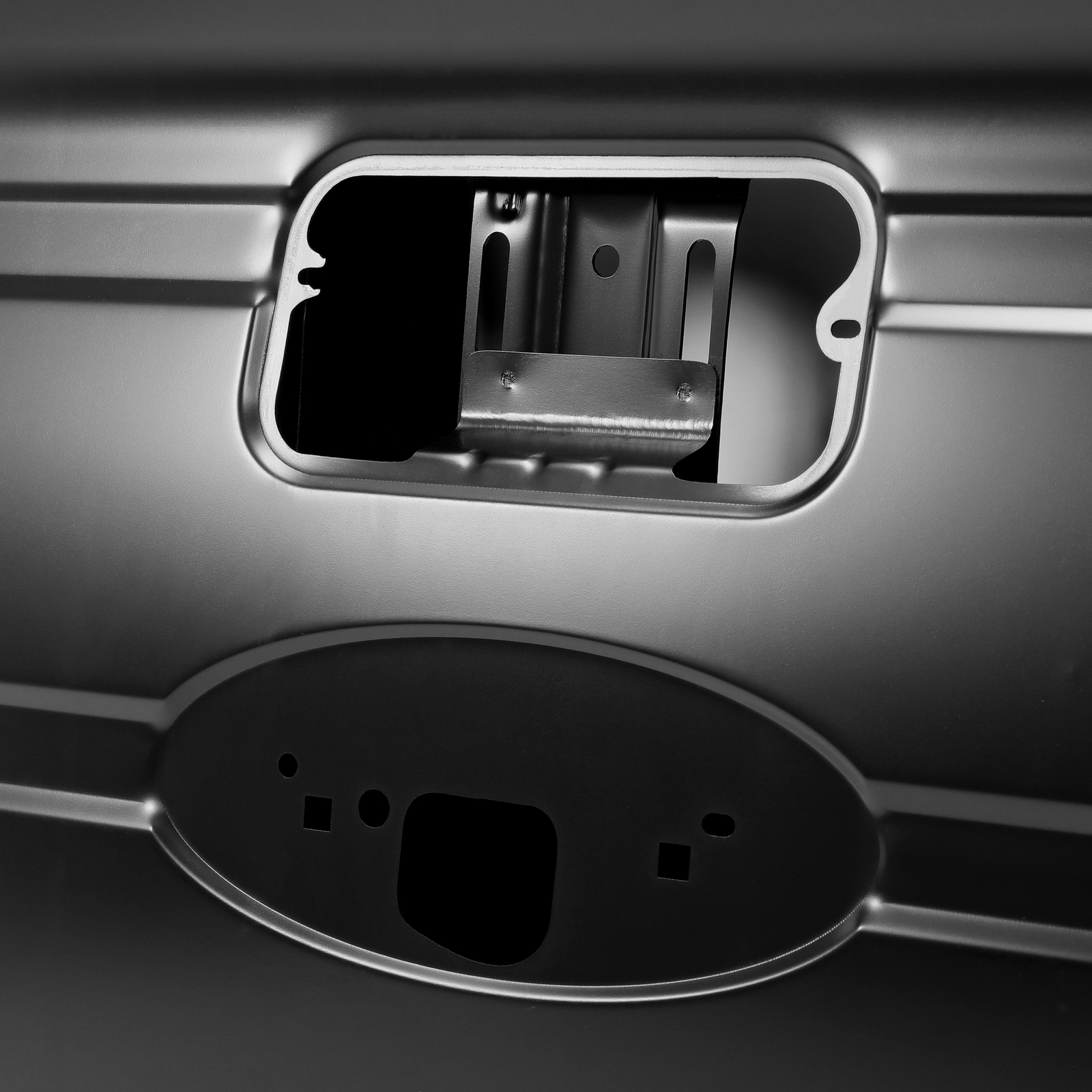 Rear Tailgate For Ford F150 F-150 Pickup 2009-2014 Black Electrophoresis Steel