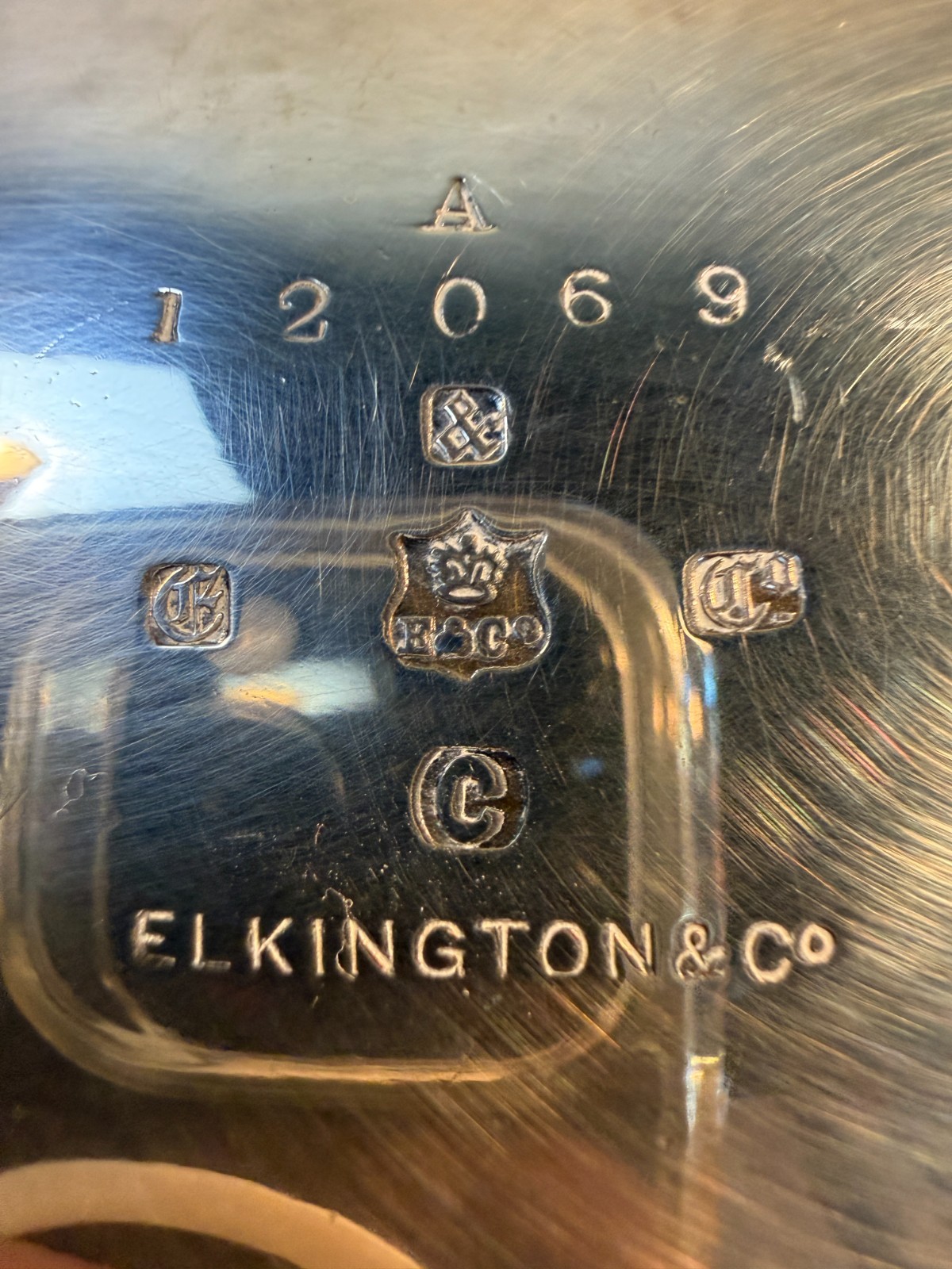 Antique Elkington & Co Silver Plate Roll Top Dome 12069 Victorian circa 1880s