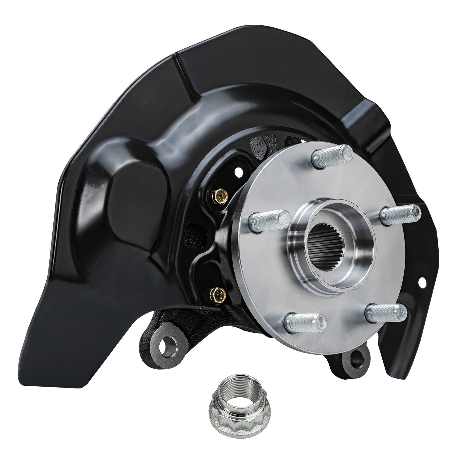 Pair Front Wheel Hub Bearings & Knuckles for Lexus RX330 RX350 RX400h Highlander