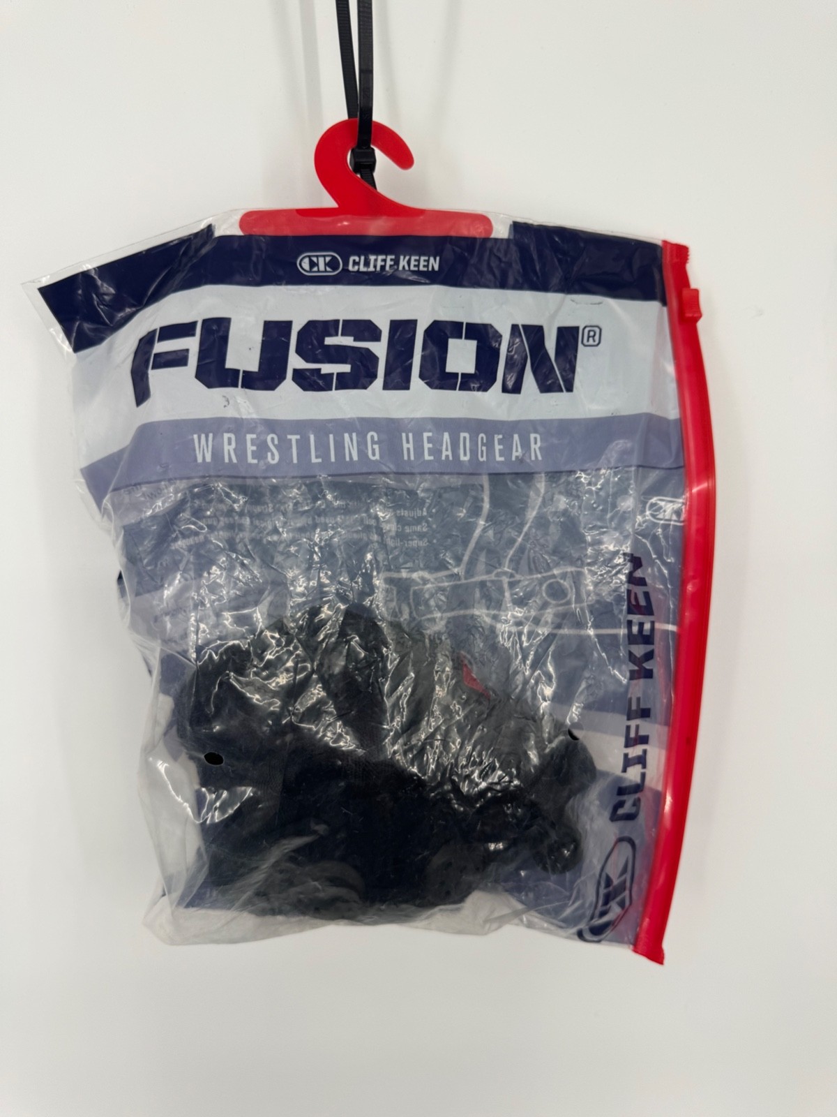 NWT Cliff Keen Fusion Headgear Youth One Size All-Blacked Athletic Wrestling
